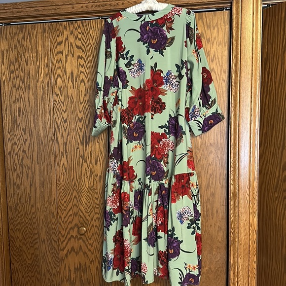 NWT H&M LADIES L floral dress - Picture 8 of 11